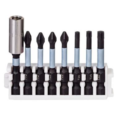 Imagem de Jogo de Bits Impact 50mm PHPZT C/ Adaptador BOSCH 2608522326