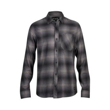Imagem de Camisa Fox Flanela Survivalist Xadrez Vermelha, 3, Preto, G