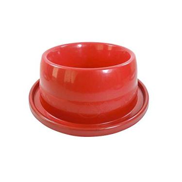 Imagem de Furacão Pet Comedouro Plástico Anti Formiga 350Ml Vermelho Para Cães
