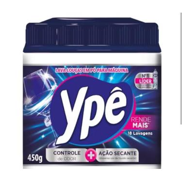 Imagem de Ypê Lava-Louças em Pó Para Máquina, 450g, 18 Lavagens, Com Controle de Odor e Ação Secante