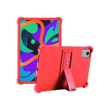 Imagem de Fannayipin Capa para Lenovo Tab M11 (modelo 2023, 11 polegadas), capa infantil de silicone macio para tablet Lenovo Tab M11 (modelo TB330FU) e Lenovo Xiaoxin Pad 2024 (modelo TB331FC) com suporte