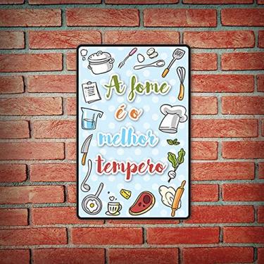 Imagem de Placa Decorativa - Frases - O Melhor Tempero - cód. 5295