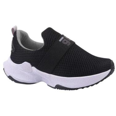 Imagem de Tênis Infantil Menino Gibizinho Esportivo Slip On, Preto, 34