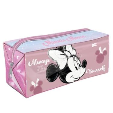 Imagem de Estojo Escolar Mickey E Minnie Grande Em Pvc Original Dac - Rosa - Minnie