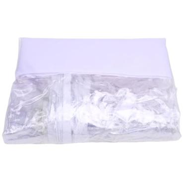 Imagem de Asixxsix Capa para torradeira, capa protetora transparente para máquina de pão com 2 fatias e fecho com zíper na base PEVA, capa para eletrodomésticos de cozinha para máquina