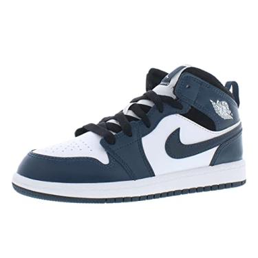 Imagem de Jordan 1 Mid Midnight Navy Pre School 640734-411 (640734-411, Numeric_3)