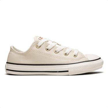 Imagem de Tênis Converse Chuck Taylor All Star Juvenil Summer Metals (Bege/Branco, BR, Criança de 9 a 12 anos, Numérico, 26)