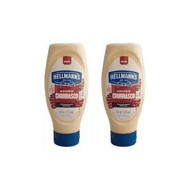 Imagem de KIT COM 2 - Maionese Temperada Churrasco Hellmann's 335g.