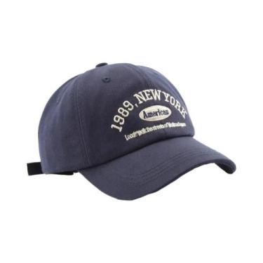 Imagem de Boné Snapback Unissex com Letras Bordadas - Algodão Macio, Ajustável, 