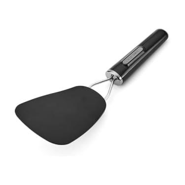 Imagem de Farberware Espátula flexível, perfeita para virar, mexer e servir alimentos doces e salgados. Resistente ao calor, seguro em todos os utensílios de cozinha. Pode ser lavado na lava-louças. Preto