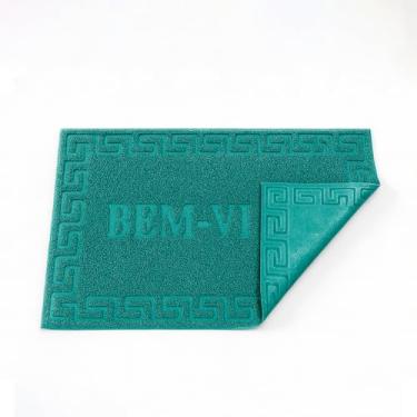 Imagem de 5 Tapetes Capacho Emborrachado Bem Vindo Porta Entrada Casa Apartamento Antiderrapante (5, Verde)