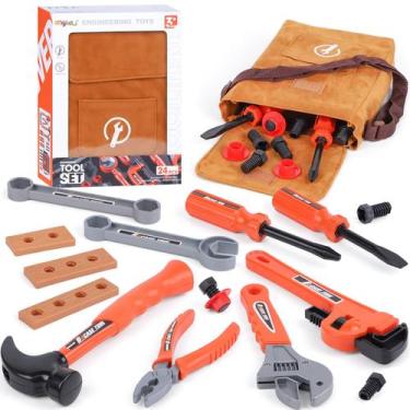 Imagem de Conjunto de ferramentas Magic4U 26 unidades para criança com bolsa de 