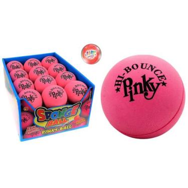 Imagem de Borracha rosa Bouncy Ball JA-RU Hi-Bounce para crianças (24 unidades)