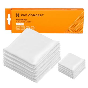 Imagem de Panos de limpeza de microfibra K&F Concept 6x6in (pacote com 10)
