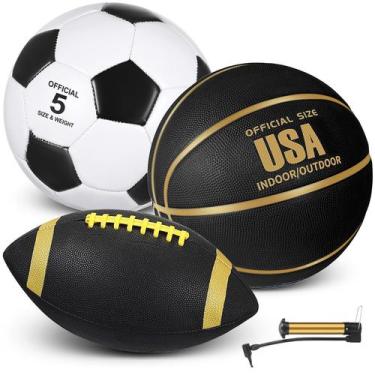 Imagem de Conjunto de bolas esportivas Sratte Sratte Sratte Soccer Basketball Fo