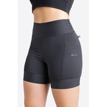 Imagem de Bermuda Compressão Feminina HUPI Run Curta Canguru