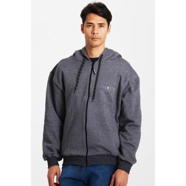 Imagem de Blusa Moletom Masculina Com Zíper Polo Wear Mescla Médio-Masculino