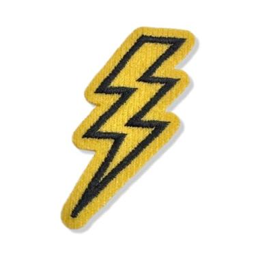 Imagem de V0056-001 Raio Patch Bordado 7,0×3,5cm (B- Arquivo Matriz para bordar em máquina eletrônica OU DOMÉSTICA.)