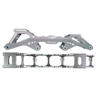 Imagem de Base Traxart Júpiter Cinza Rockered para Patins Freestyle - 4x80mm