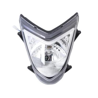 Imagem de Minho Conjunto de farol de motocicleta lâmpada de halogênio de 12 V 35 W compatível com ciclomotor chinês Wolf RX-50, luz branca amarelada 3200K