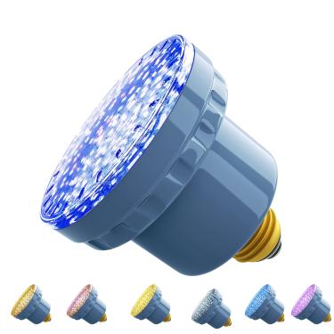 Imagem de LAMPAOUS Lâmpada LED para piscina 35W RGB que muda de cor, luzes de piscina enterradas, compatível com Pentair, luzes de piscina Hayward, iluminação subaquática de 120 V para piscina enterrada