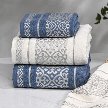 Imagem de 1 Toalha Banho Macia 400g/m2 Grossa Absorvent 70x140 Vel Oce - IDEALIZ