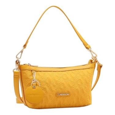 Imagem de Bolsa Feminina Ombro/Transversal Chenson CG84779 Heart Cool, Amarelo