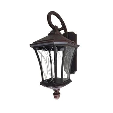 Imagem de Candeeiros de parede, Aplde parede de vidro para exteriores, luz de parede moderna e simples de alumínio para pátio, jardim, caminho, lanterna / cor/18 cm