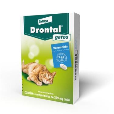 Imagem de Vermifugo drontal gatos 4 comprimidos - Elanco
