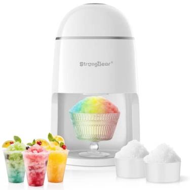 Imagem de Máquina de cone de neve StrongBear Electric 120V 0,8 kg branca
