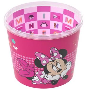 Imagem de BALDE PIPOCA SUPER DECORADA MINNIE ROSA 2,1 L PLASUTIL