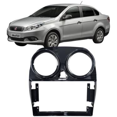 Imagem de Moldura 9 Polegadas Grand Siena 2021 Black Piano Painel Central Multimidia Som