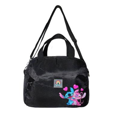 Imagem de Lancheira Escolar Infantil Lilo & Stitch Meninas Térmica Gra