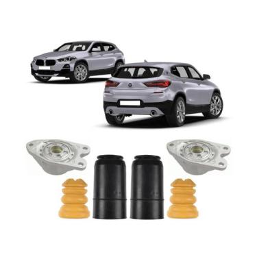 Imagem de Kit Coxim Batente Coifa Traseiro Bmw X2 2018 2019 2020 2021 - QualyKit