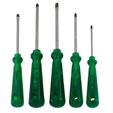 Imagem de Jogo de Chave de Fenda e Phillips com 5 Peças - TRAMONTINA PRO