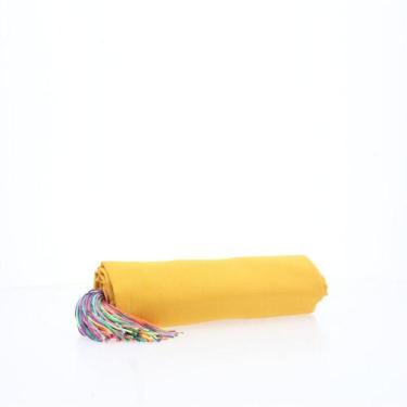 Imagem de Canga de Praia Fina Lisa Saída de Praia Feminina Leve - BAUARTE, Bege 