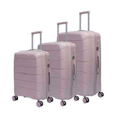 Imagem de Conjunto de malas de viagem polipropileno PMG Barcelona Swiss Move Bege