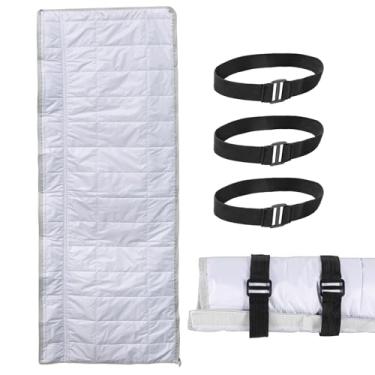 Imagem de Capa de mangueira portátil de ar condicionado, fácil instalação, aprimoramento de resfriamento, mangueira portátil de 144,8 cm, capa de mangueira isolada, serve para duto de exaustão de 55 cm de