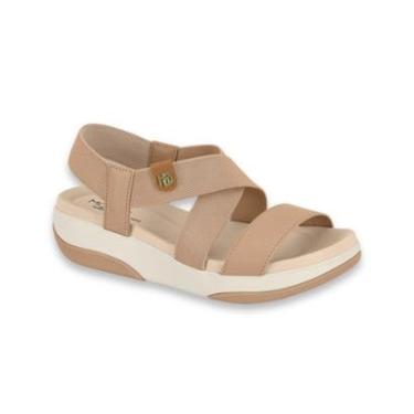 Imagem de Sandalia Papete Modare Feminina Ortopedica Conforto Fascite Plantar Esporao Elastico Ref: 7209.103-Feminino