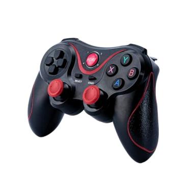 Imagem de Controle Gamer Sem Fio com Suporte Celular Joystick Manete Bluetooth 2.4G compatível Android/caixas de TV/PS3/PS4/laptops/PC Android inteligentes.