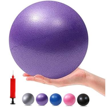 Imagem de XIECCX Mini Bolas De Ioga De 6 Polegadas, Exercício De Pilates, Terapia De Equilíbrio, Bola De Microporos, Equipamento Para Treinamento De Estabilidade Em Casa, Treinamento Físico De Núcleo Com Bom