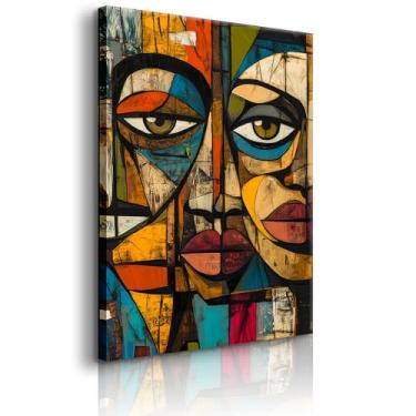 Imagem de DIACEES Arte de parede abstrata africana máscara tribal moderna africana decoração de parede símbolo cultura pôster em tela de tons mistos imagem de graffiti perfeita para decoração de parede de