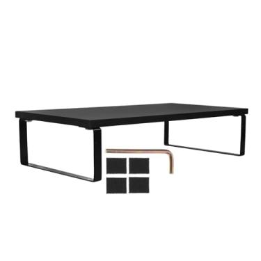 Imagem de Sturdy Monitor Riser Stand for Desktop Computer Stable Laptop Riser with Smooth Edges for Home Office School Ergonomic Display Height Enhancer to Posture and Reduce Neck Strain