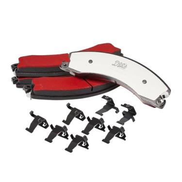 Imagem de Doc's Diesel Pastilhas de freio dianteiras/traseiras DP1411 | Compatível com Chevrolet/GMC 6.6L DuRamax 2500HD, 3500HD 2011-2019 | Substitui 1411