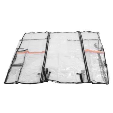 Imagem de Asixxsix Capa de Empilhadeira, Ajuste Universal para a Maioria das Empilhadeiras Padrão, Capa Transparente de PVC à Prova de Poeira Solar à Prova de água para Todos Os Climas Com Fácil