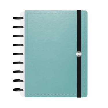 Imagem de Caderno Iscool Disc Inteligente 140 Folhas Solid Metallic Verde Oceano M+