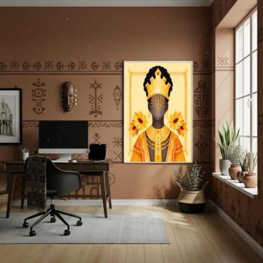 Imagem de Quadro Decorativo Oxum A Orixá Das Águas Doces - 70X50Cm - Quadros On-