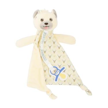 Imagem de Naninha com prendedor de chupeta Pimpolho Bege - Hiena