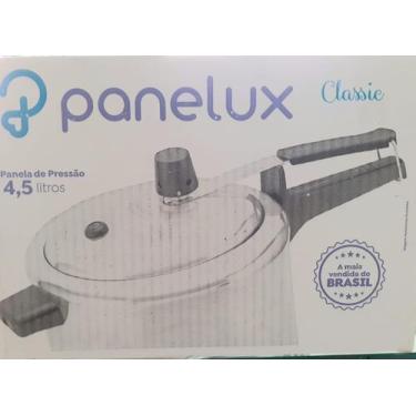 Imagem de Panela de pressão 4,5 litros panelux classic alumínio polido, 1kg