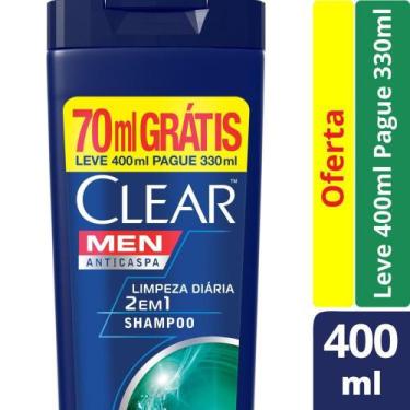Imagem de Shampoo Anticaspa Clear Men Limpeza Diária 2 em 1 400ml - Não Disponív